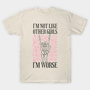 Womens clothing Not like other girls T-Shirt
